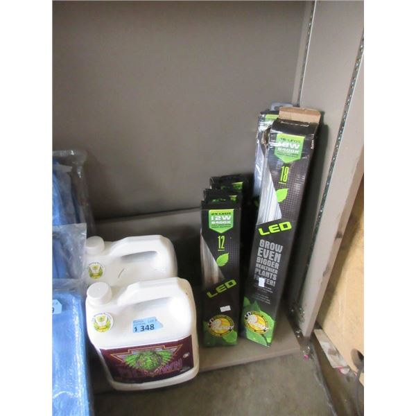 2 Jugs of PH-Down & 6 LED Grow Lights
