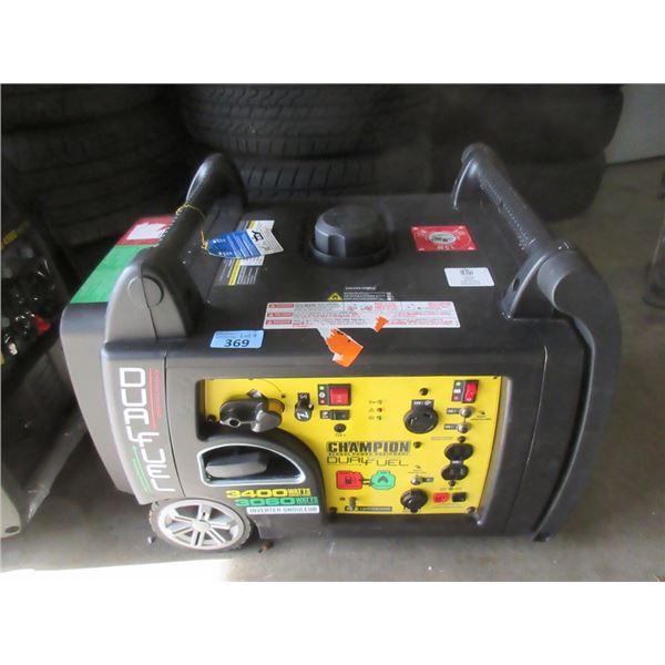 Champion Duel Fuel 3400 Watt Generator