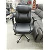 Image 1 : Black Bonded Leather Office Chair