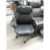 Image 1 : Black Bonded Leather Office Chair