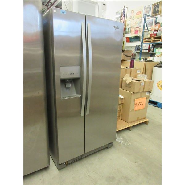 Whirlpool Stainless Steel Refrigerator, working