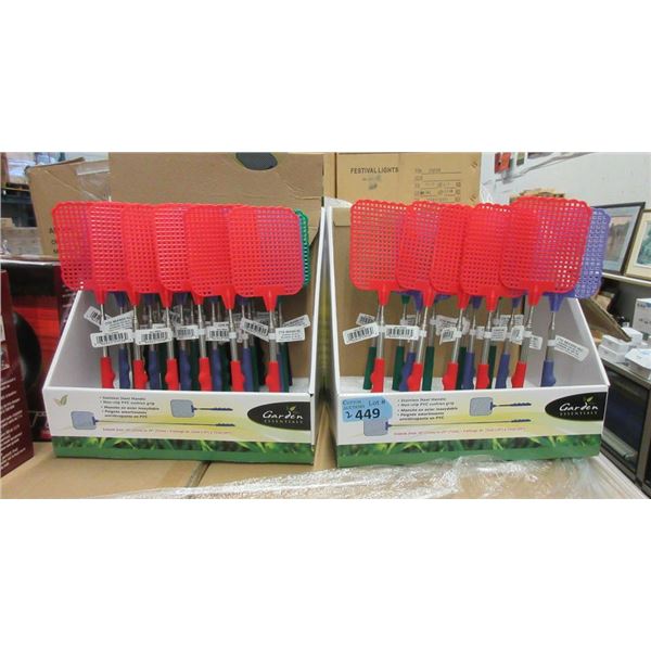 2 Cases of 24 Extendible Fly Swatters