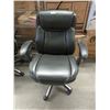 Image 1 : Black Bonded Leather Office Chair