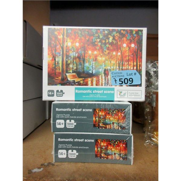 7 New 1000 Piece Jig Saw Puzzles - 425 x 300mm
