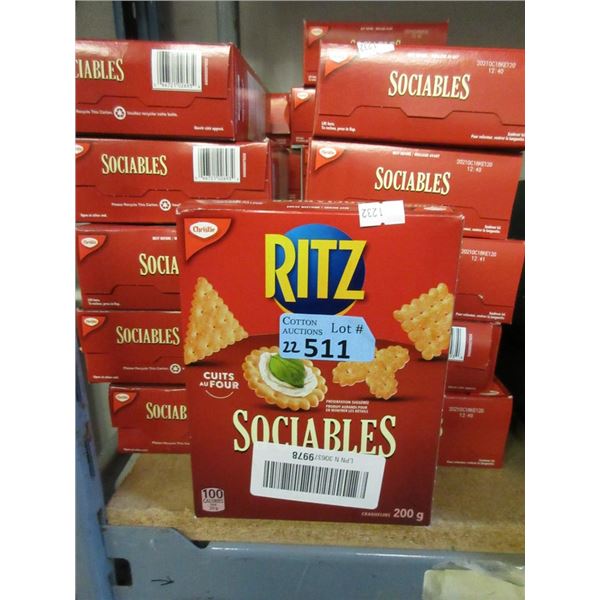 22 x 200 g Boxes of Ritz Sociables Crackers