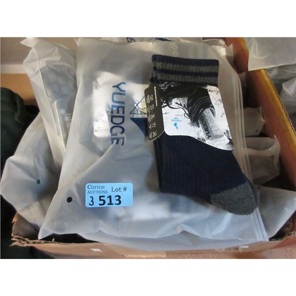 3 Packs of 5 New Pairs of Yuedge Socks