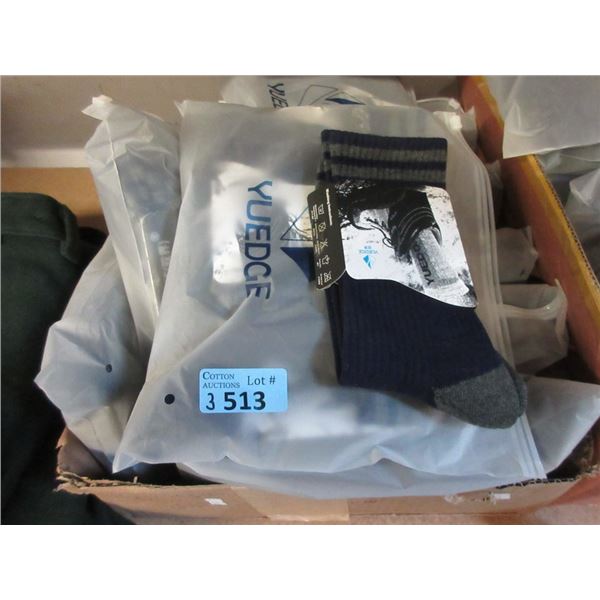 3 Packs of 5 New Pairs of Yuedge Socks
