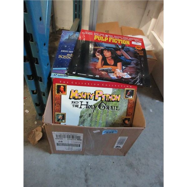 Box of 40 Laser Disc Movies