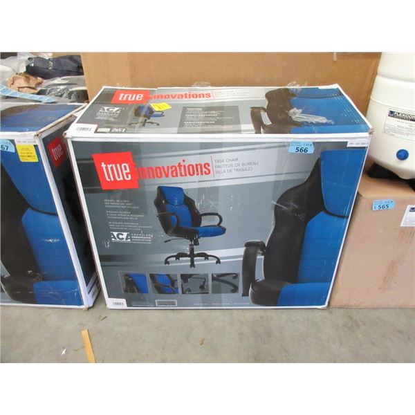 True Innovations Black and Blue Task Chair