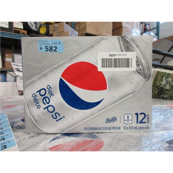 6 Cases of 12 x 335 ml Cans of Diet Pepsi