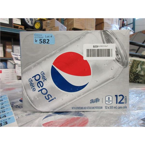 6 Cases of 12 x 335 ml Cans of Diet Pepsi