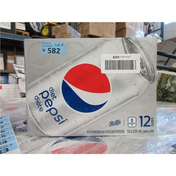 6 Cases of 12 x 335 ml Cans of Diet Pepsi
