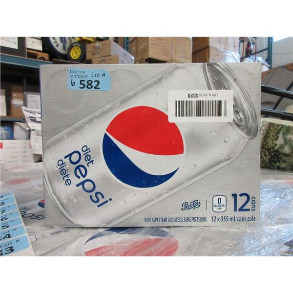 6 Cases of 12 x 335 ml Cans of Diet Pepsi