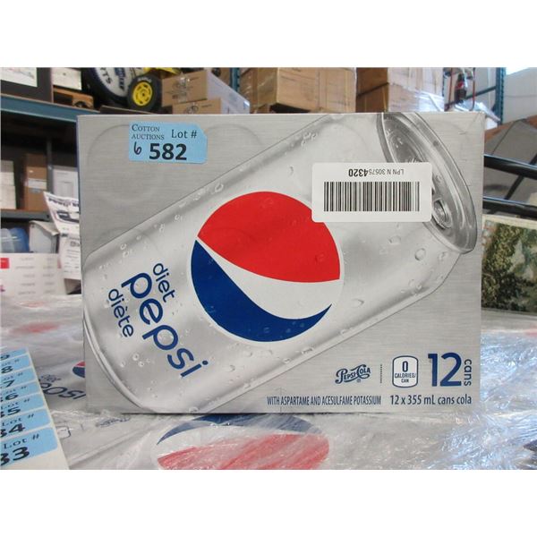 6 Cases of 12 x 335 ml Cans of Diet Pepsi
