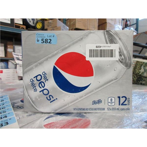 6 Cases of 12 x 335 ml Cans of Diet Pepsi