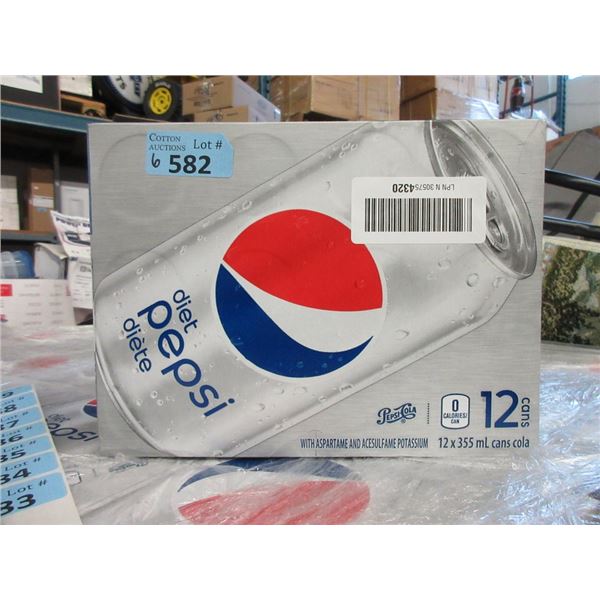 6 Cases of 12 x 335 ml Cans of Diet Pepsi