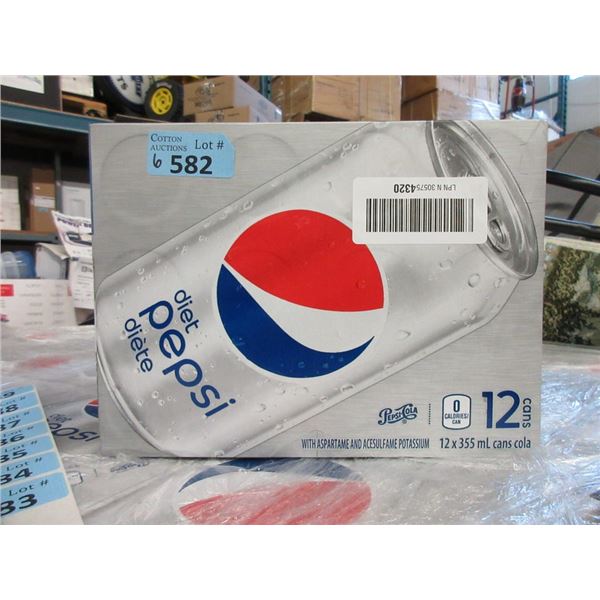 6 Cases of 12 x 335 ml Cans of Diet Pepsi