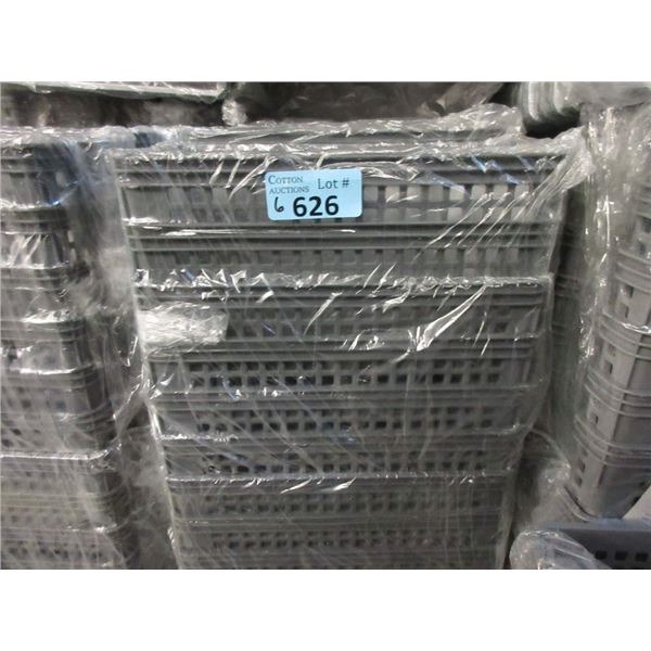 6 Stacks of Small Plastic Organizer Baskets