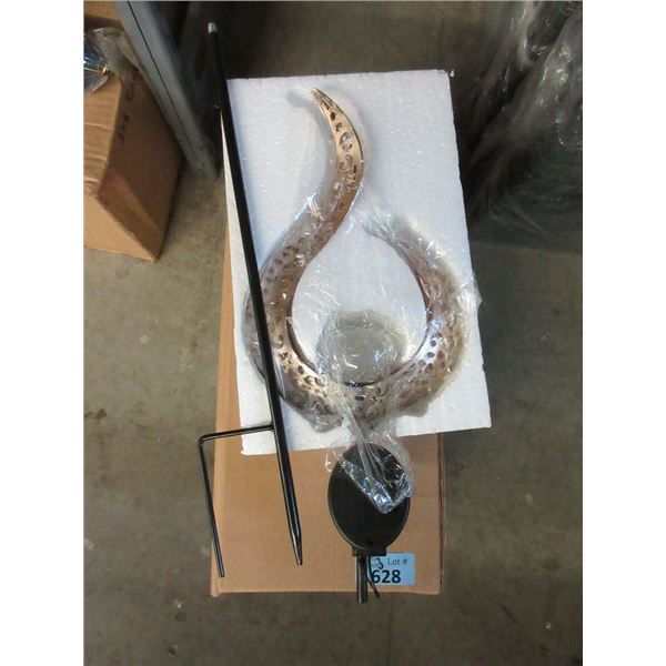 3 New Fancy Solar Garden Stakes