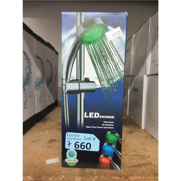 7 New Colour Changing LED Shower Heads