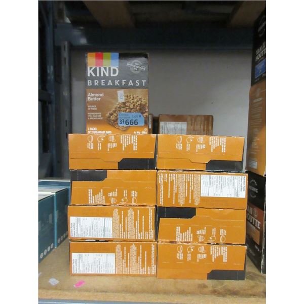 37 Boxes of Kind Almond Butter Bars