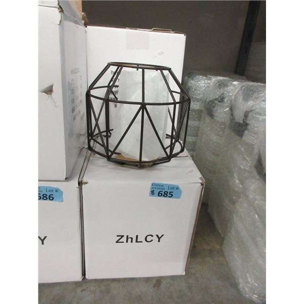 6 New Pendant Lights with 8" x 7" Shades