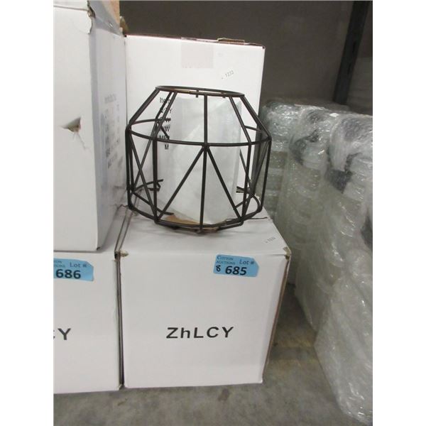 6 New Pendant Lights with 8" x 7" Shades