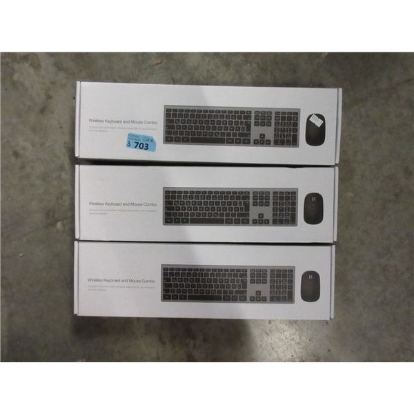 3 New Wireless Keyboard Mice Combos