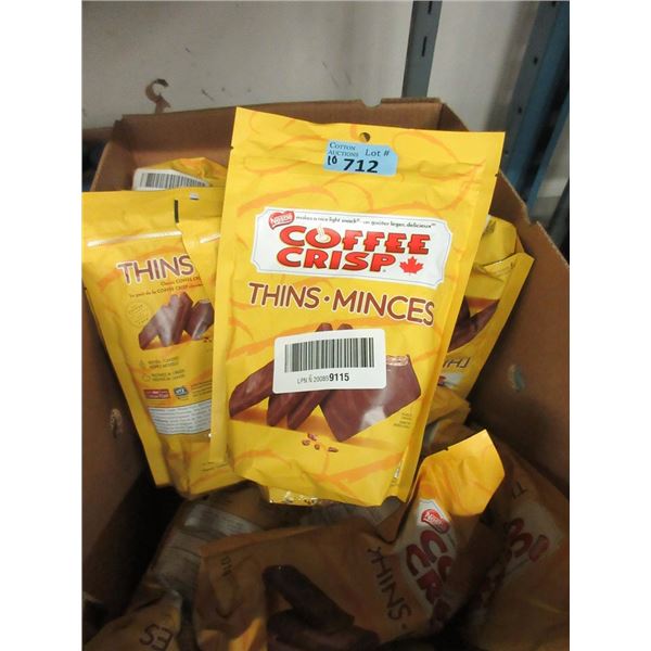 10 x 171 g Bags of Coffee Crisp Thins