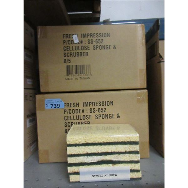 2 Cases of Cellulose Sponge Scrubbers