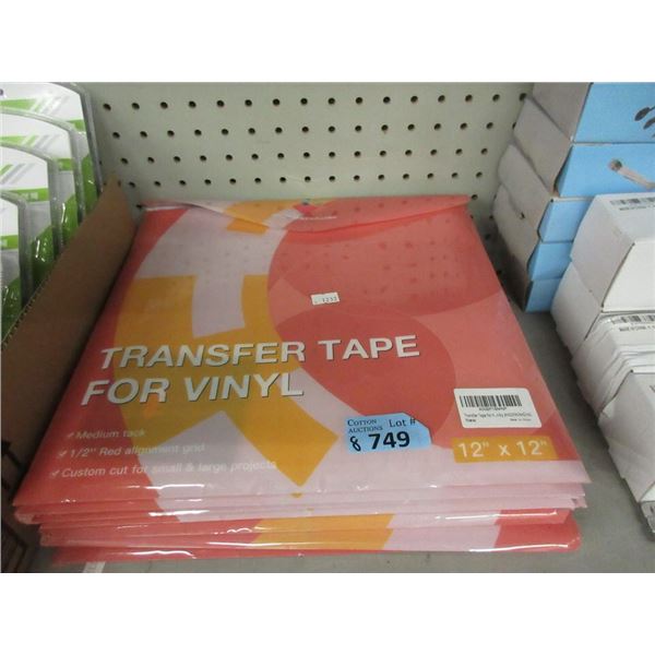 8 Packages of 12" x 12" Transfer Tape for Vinyl
