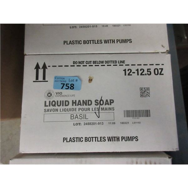 Case of 12 x 12.5 Oz Basil Hand Soap