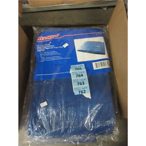 New 12' x 16' Blue All Purpose Tarp