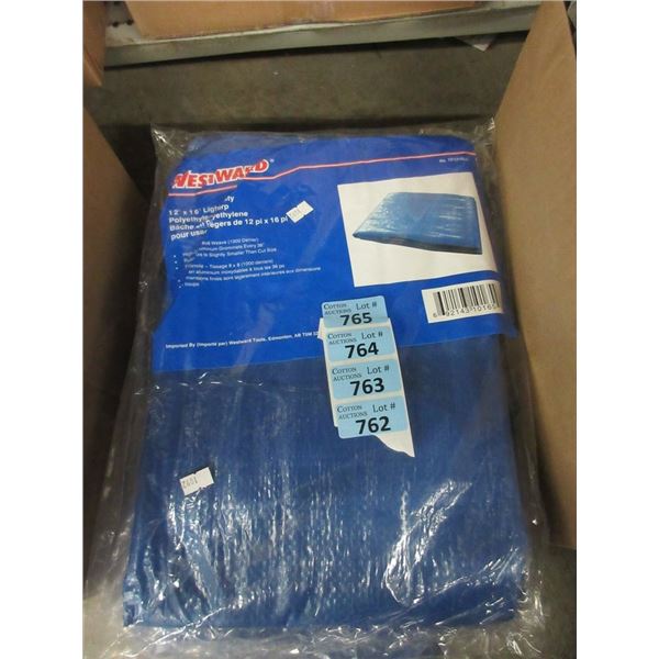 New 12' x 16' Blue All Purpose Tarp