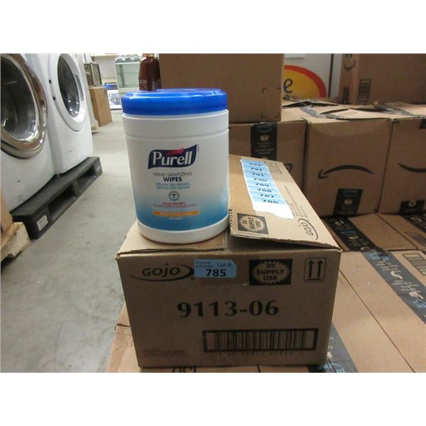 Case of 6 Tubs of Purell Hand Sanitizing Wipes
