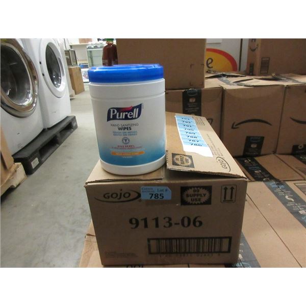 Case of 6 Tubs of Purell Hand Sanitizing Wipes