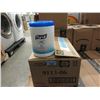 Image 1 : Case of 6 Tubs of Purell Hand Sanitizing Wipes