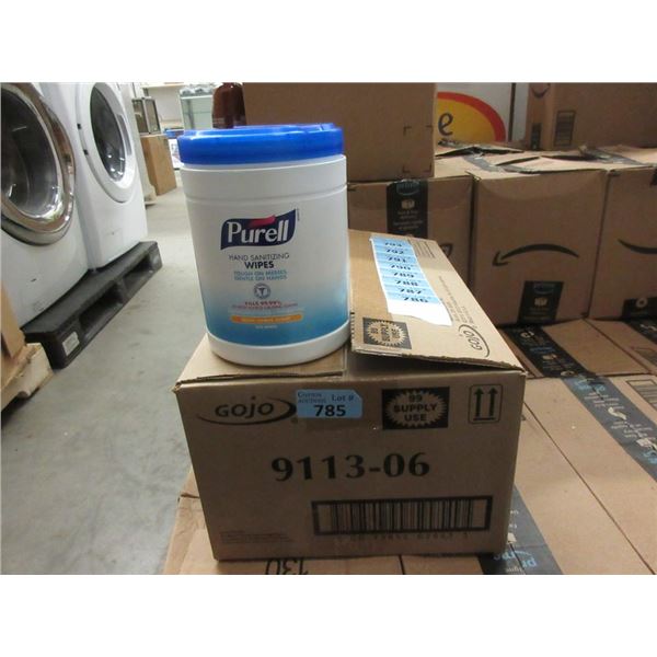 Case of 6 Tubs of Purell Hand Sanitizing Wipes