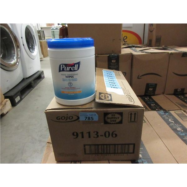 Case of 6 Tubs of Purell Hand Sanitizing Wipes