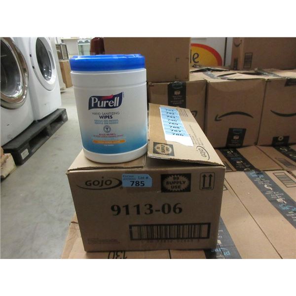 Case of 6 Tubs of Purell Hand Sanitizing Wipes