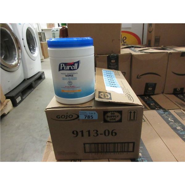 Case of 6 Tubs of Purell Hand Sanitizing Wipes