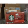 Image 1 : Case of Starbucks House Blend K-Cup Coffee