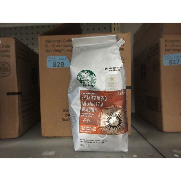 Case - Starbucks Breakfast Blend Whole Bean Coffee
