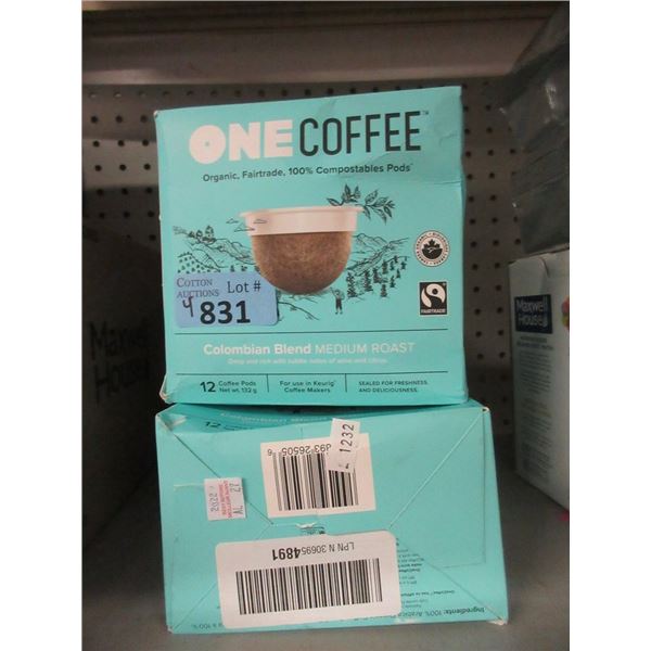 4 Boxes of 12 One Coffee Compostable Coffee Pods