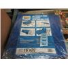 Image 1 : New 16' x 20' Blue All Purpose Tarp