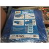 Image 1 : New 16' x 20' Blue All Purpose Tarp
