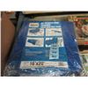 Image 1 : New 16' x 20' Blue All Purpose Tarp