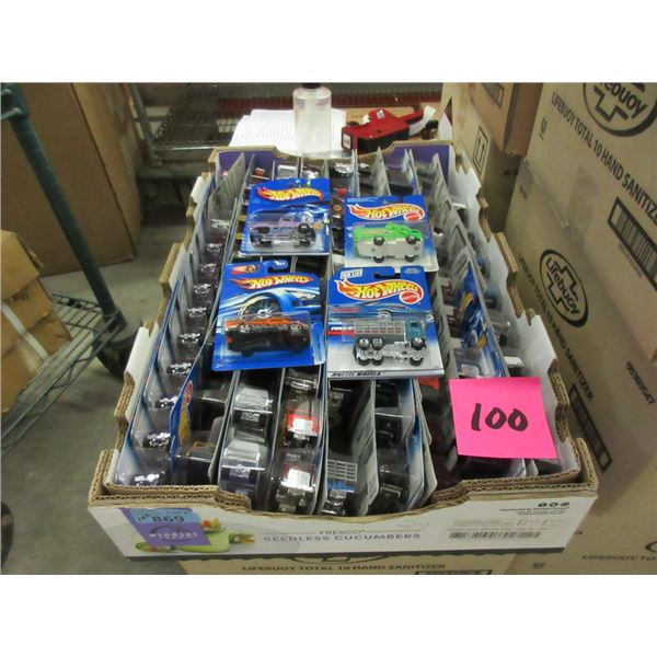 100 Assorted 1997 Hot Wheels Vehicles