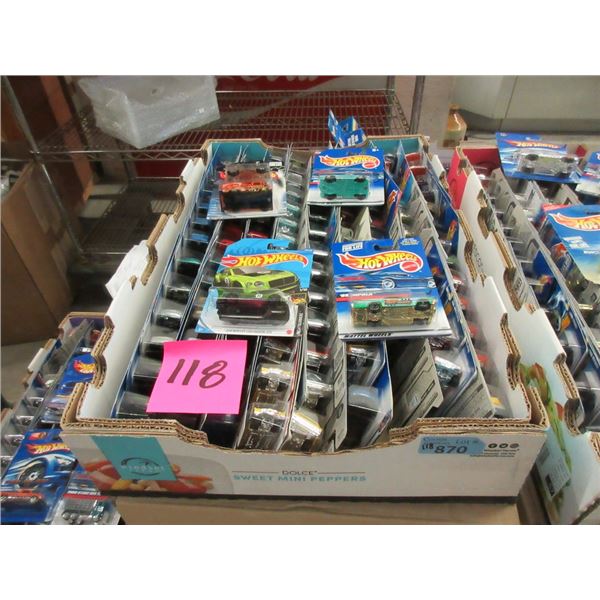 118 Assorted 1997 Hot Wheels Vehicles