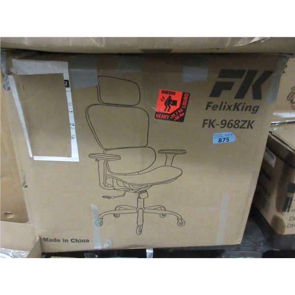 FelixKing Black FK-968K Office Chair